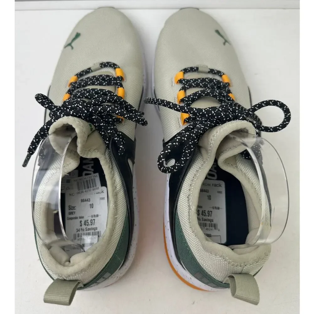 Puma Electron 2.0 Open Road Pebble Gray/Deep Forest/Apricot Sneakers Men's Sz 10